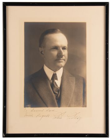 Lot #143 Calvin Coolidge Signed Photograph - Image 2