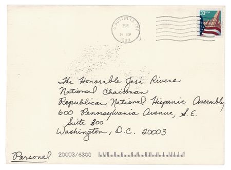 Lot #118 George W. Bush Autograph Letter Signed to Chairman of the Republican National Hispanic Assembly: 