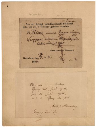 Lot #413 Ernst Haeckel Autograph Quote Signed - Image 2