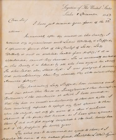 Lot #111 James Buchanan Autograph Letter Signed - Image 2