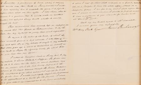 Lot #111 James Buchanan Autograph Letter Signed - Image 3