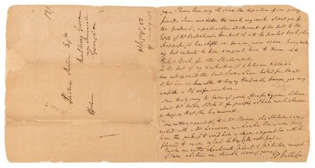 Lot #484 Edward Rutledge Partial Autograph Letter Signed - Image 1