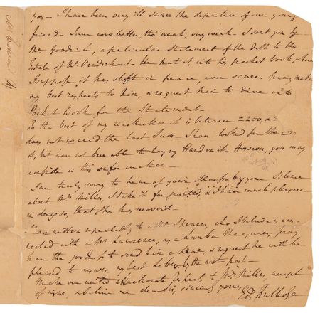 Lot #484 Edward Rutledge Partial Autograph Letter Signed - Image 2