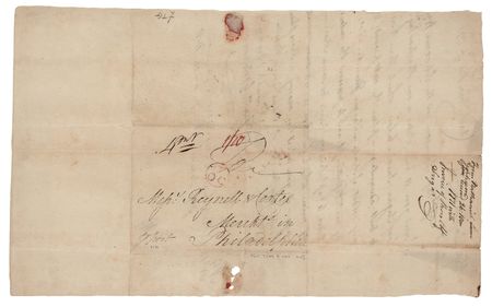 Lot #410 Nathaniel Gorham Autograph Letter Signed - Image 2