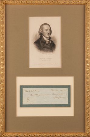 Lot #388 George Clymer Autograph Document Signed - Image 1