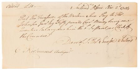 Lot #429 Daniel of St. Thomas Jenifer Document Signed - Image 1