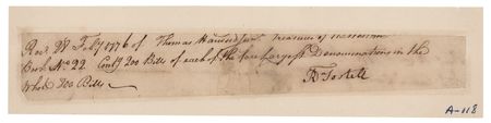 Lot #314 Samuel Chase Revolutionary War-Dated Autograph Document Signed - Image 2