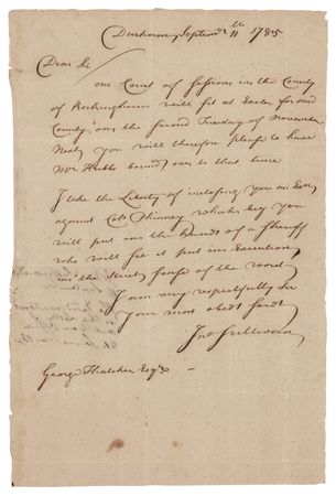 Lot #532 John Sullivan Autograph Letter Signed - Image 1