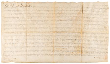Lot #371 Jacob Broom Document Signed - Image 1