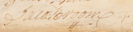 Lot #371 Jacob Broom Document Signed - Image 2