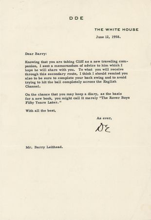 Lot #148 Dwight D. Eisenhower Typed Letter Signed as President - Image 1