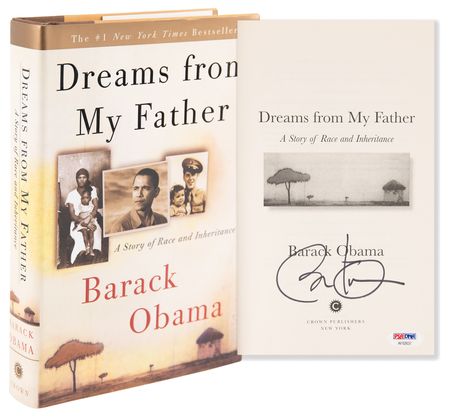 Lot #234 Barack Obama Signed Book - Dreams from My Father - Image 1