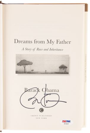Lot #234 Barack Obama Signed Book - Dreams from My Father - Image 4