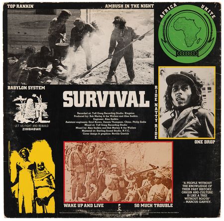 Lot #670 Bob Marley Signed 'Survival' Album - 
