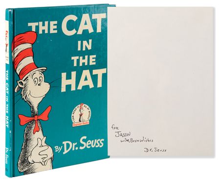 Lot #647 Dr. Seuss Signed Book - The Cat in the Hat - Image 1