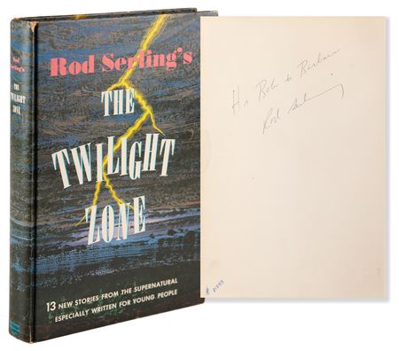 Lot #870 Rod Serling Signed Book - The Twilight Zone - Image 1