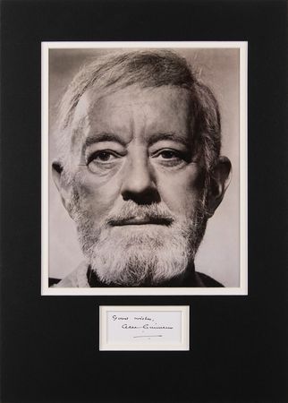 Lot #876 Star Wars: Alec Guinness Signature - Image 1