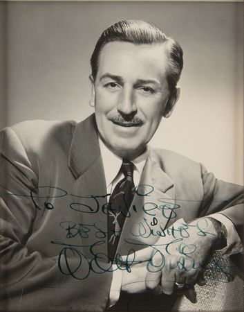 Lot #609 Walt Disney Signed Photograph - Image 1