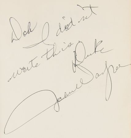 Lot #767 John Wayne Signed Book - Duke: The Story of John Wayne - Image 2
