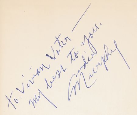 Lot #852 Audie Murphy Signed Book - To Hell and Back - Image 2