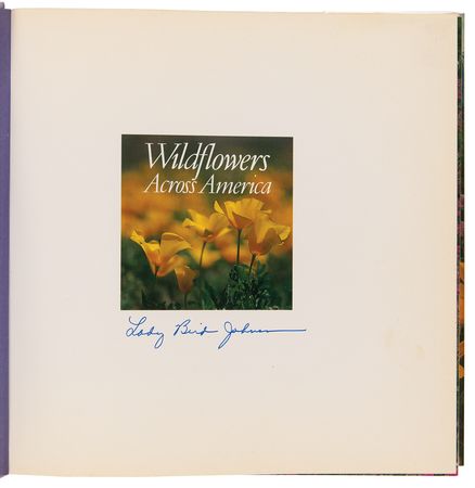 Lot #199 Lyndon B. Johnson and Lady Bird Johnson (2) Signed Books - Image 3
