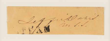 Lot #520 Jefferson Davis Signature - Image 2