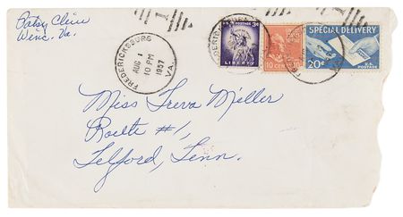 Lot #651 Patsy Cline Autograph Letter Signed on Her Debut Album and New Single, 'Three Cigarettes in an Ashtray' - Image 7