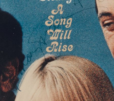 Lot #691 Peter, Paul, and Mary Signed Poster - A Song Will Rise - Image 3
