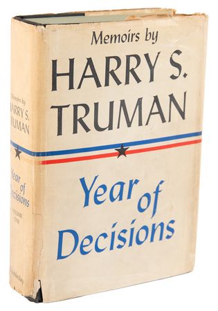 Lot #274 Harry S. Truman Signed Book, Presented to the Son of General Maxwell D. Taylor - Image 3