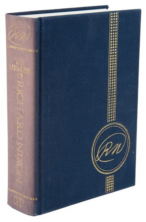 Lot #228 Richard Nixon Signed Book - The Memoirs of Richard Nixon - Image 3