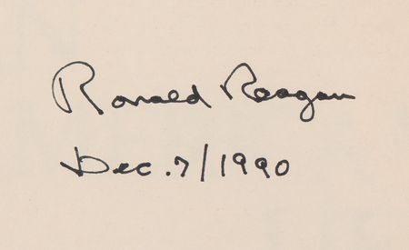 Lot #237 Ronald Reagan Signed Book - An American Life - Image 2