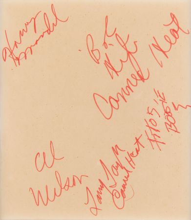 Lot #702 Canned Heat Signature - Image 2