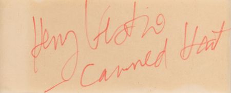 Lot #702 Canned Heat Signature - Image 3