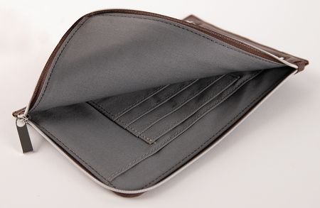 Lot #282 Donald Trump Presidential Gift - Brown Leather Pouch Clutch - Image 3