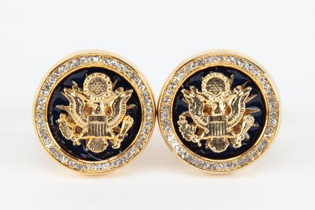 Lot #287 Donald Trump Presidential Gift - Cufflinks by Ann Hand - Image 1