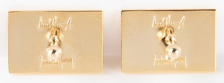 Lot #289 Donald Trump Presidential Gift - American Flag Cufflinks - Image 2