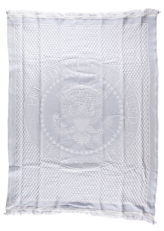 Lot #294 Donald Trump Presidential Gift - POTUS Seal Blanket - Image 1
