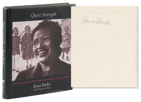 Lot #465 Rosa Parks Signed Book - Quiet Strength - Image 1