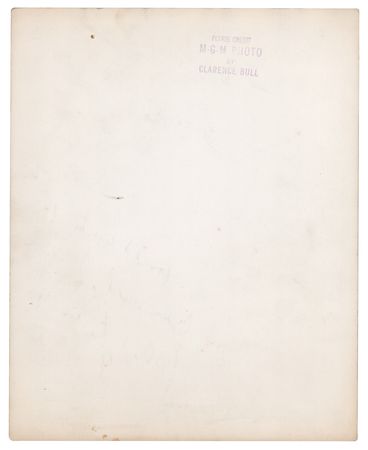 Lot #806 Greer Garson Signed Photograph by Clarence Sinclair Bull - Image 2