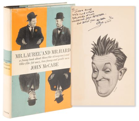 Lot #826 Stan Laurel Signed Book - Mr. Laurel and Mr. Hardy - Image 1