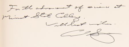 Lot #486 Carl Sagan Signed Book - Contact - Image 2