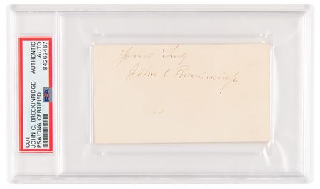Lot #498 Vice Presidents: 19th Century Collection of (14) Signed Items - Image 10