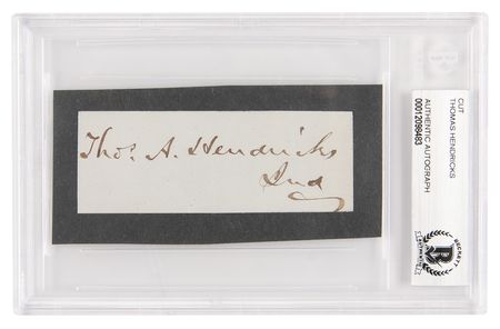 Lot #498 Vice Presidents: 19th Century Collection of (14) Signed Items - Image 6
