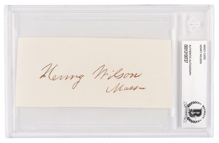 Lot #498 Vice Presidents: 19th Century Collection of (14) Signed Items - Image 7