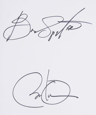 Lot #235 Barack Obama and Bruce Springsteen Signed Book - Renegades - Image 2