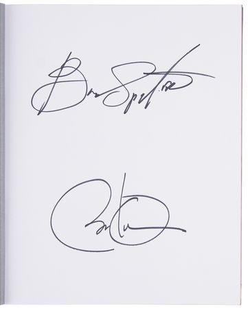 Lot #235 Barack Obama and Bruce Springsteen Signed Book - Renegades - Image 4