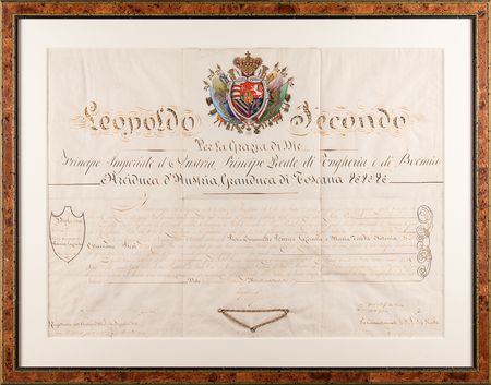 Lot #442 Leopold II Document Signed - Image 4