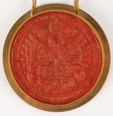 Lot #333 Franz Joseph I of Austria Hand-Illuminated Document Signed - Image 10