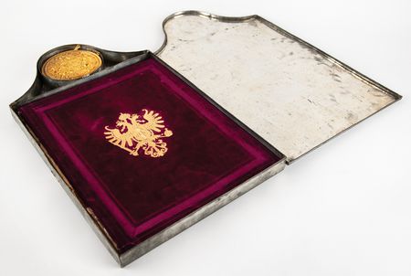 Lot #333 Franz Joseph I of Austria Hand-Illuminated Document Signed - Image 12