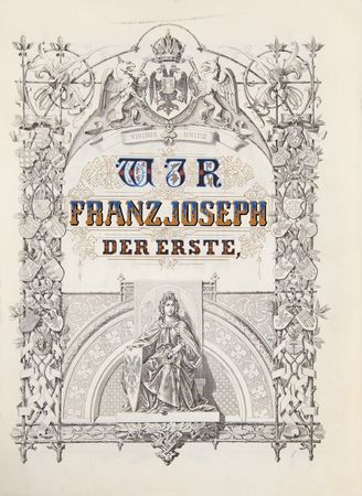 Lot #333 Franz Joseph I of Austria Hand-Illuminated Document Signed - Image 2